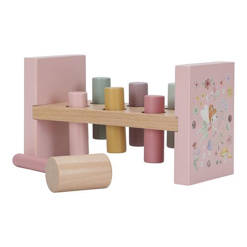 Wooden Hamperbank - Pink - Fairy Garden