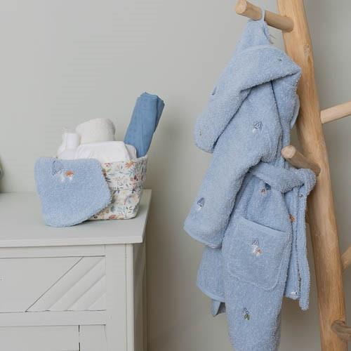 Washcloths set - blue - forest friends