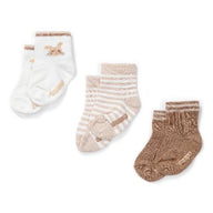 3 -Pack -Socken - Sand - Newborn Naturals - Baby Bunny