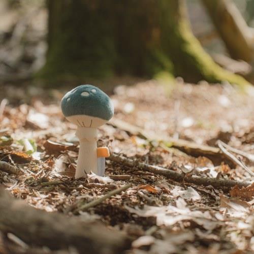 Rattle Mushroom - Blue - Forest Friends