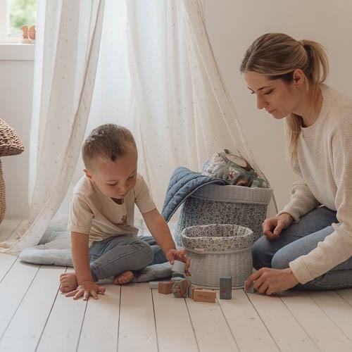 Storage basket Klein - Blue - Forest Friends - Forest Adventure