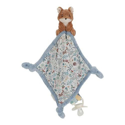 Doudou imprimé Renard - Forest Friends - Bleu - Forest Friends 