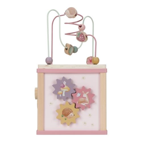 Grand cube d'activités en bois - rose - Ma Baby Checklist Grand cube d'activités en bois - rose - Ma Baby Checklist