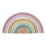 Houten Stapelregenboog - Roze - Fairy Garden