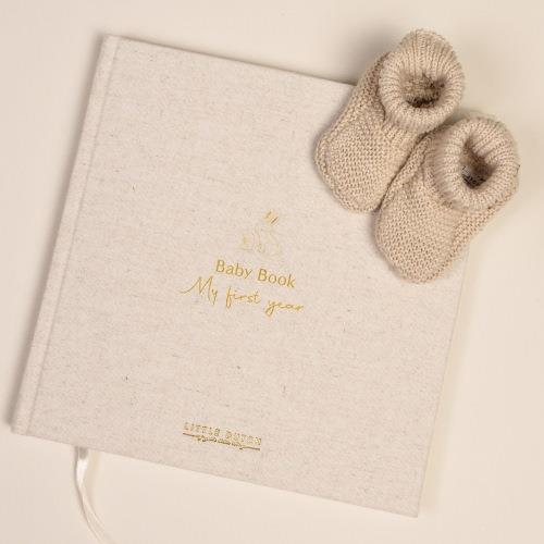 Baby Book - Beige - Baby Bunny