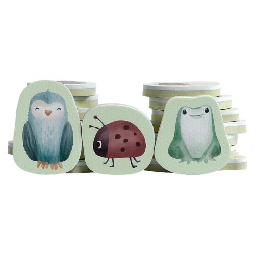 Foam figuren - Meerkleurig - Forest Friends