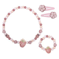 Jewelry set strawberry