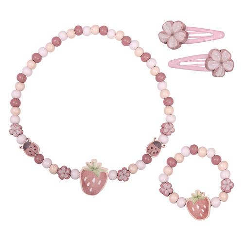 Jewelry set strawberry