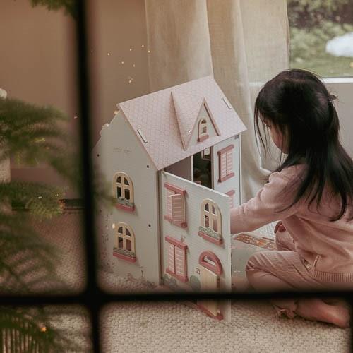 Wooden dollhouse