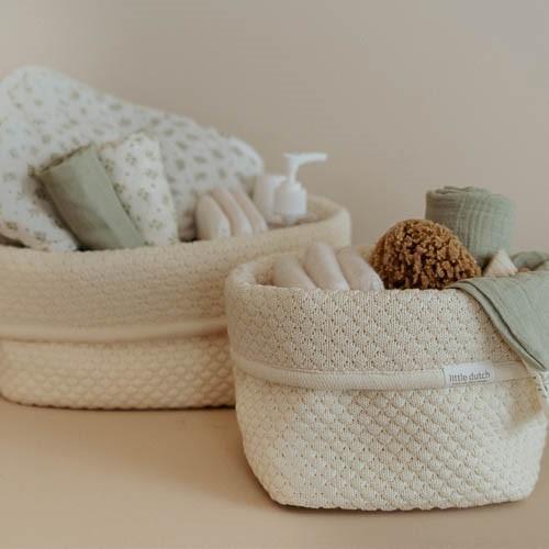 Kleiner gestrickter Warenkorb Pure Soft White kaufen?