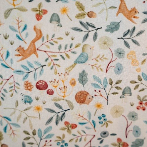 Single duvet cover - Multicolour - Forest Friends - Forest Wonders