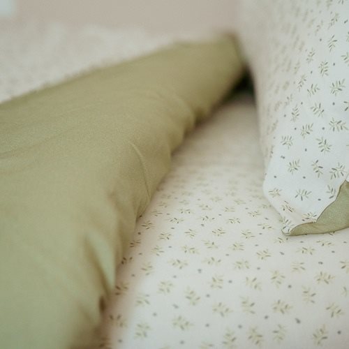 Single duvet cover - Green - Essentials - Blueberry Leaves