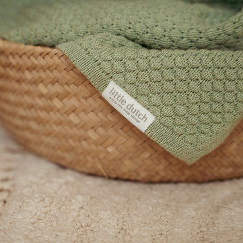 Crib blanket - Green - Essentials