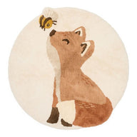 Vos - Beige - Forest Friends rug