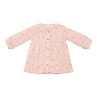 Dress Long Sleeve - Pink - Fairy Garden - Fairy Flowers