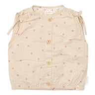 Blouse mouwloos - Zand - Fairy Garden