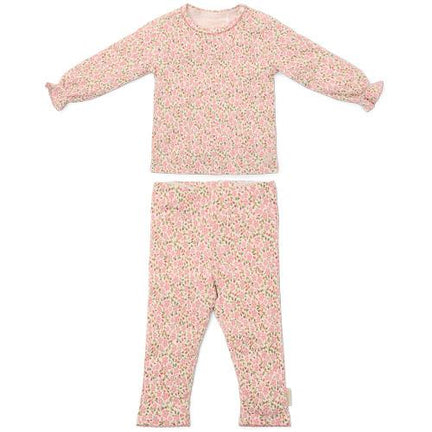 Two -part pajamas - pink - Fairy Garden - Fairy Floral