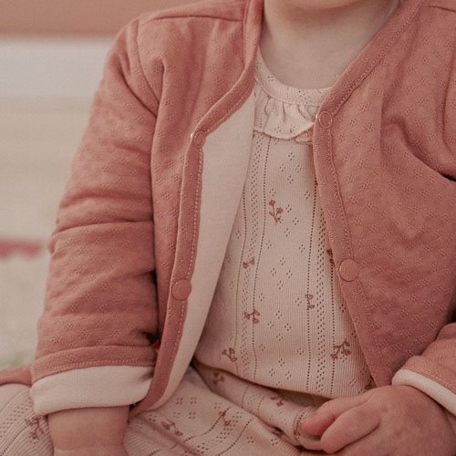 Reversible Jacke - Pink - Fairy Garden