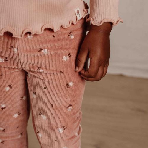 Flared pants - Pink - Little Farm