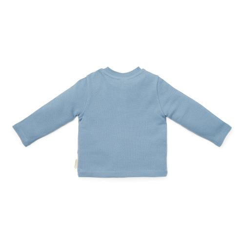 Shirt lange mouw - Blauw - Little Farm - Opdruk