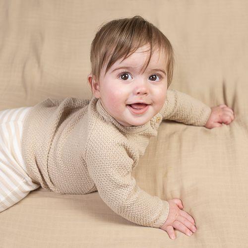 Sweater - Sand - Newborn Naturals