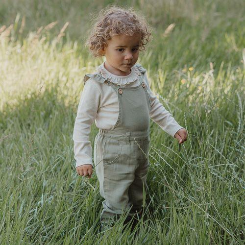 Dungarees - Green - Little Farm