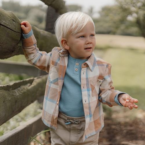 Blouse - bleu - Little Farm