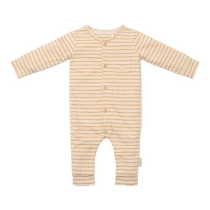 Eendelige pyjama - Zand - Gestreept