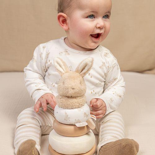 Shirt lange mouw - Wit - Newborn Naturals - Baby Bunny