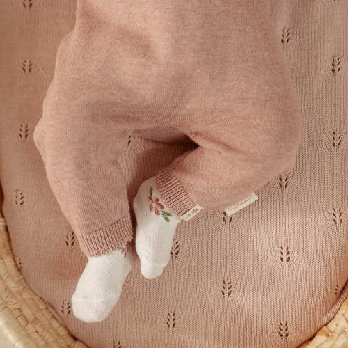 Little Dutch Strickjacke Mit Rüschen Fairy Pink - Fairy Garden (Gr. 50