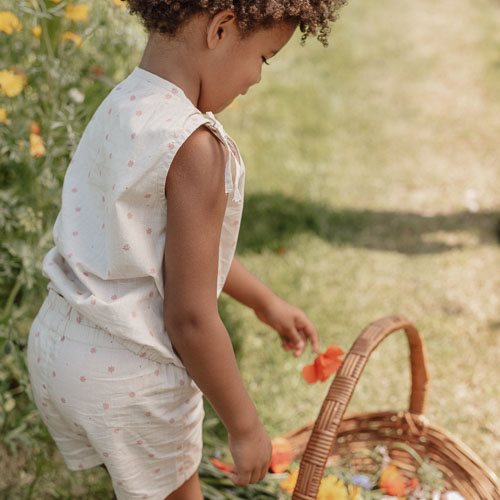 Blouse Sleeveless - Sand - Fairy Garden