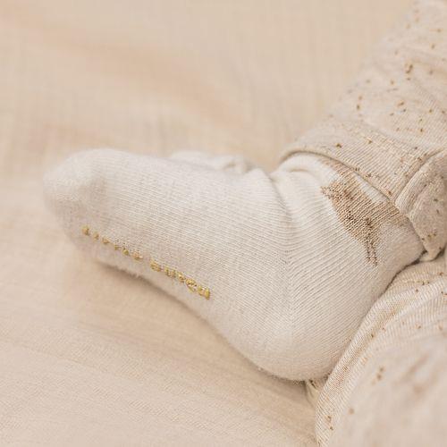 3 -pack socks - Sand - Newborn Naturals - Baby Bunny