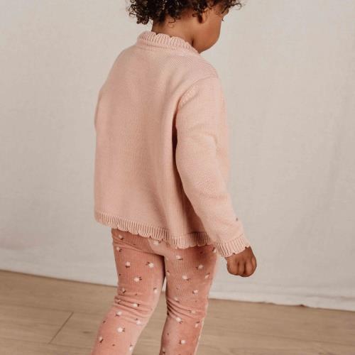 Vest tricoté - rose - Little Farm - Imprimer