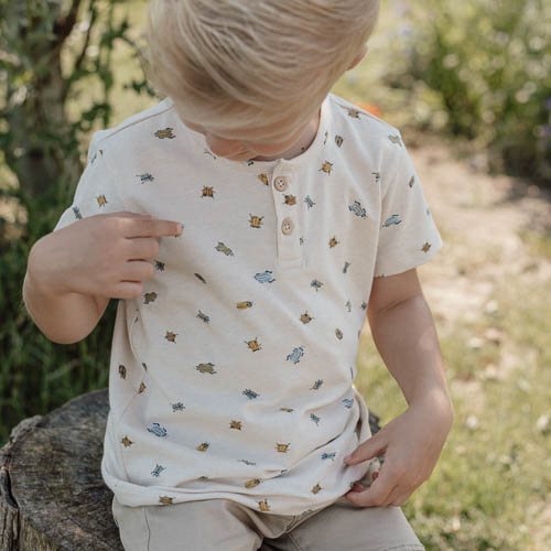 Chemise à manches courtes - sable - Forest Friends