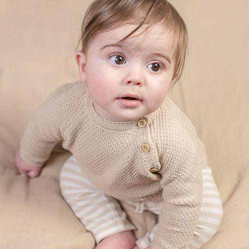 Sweater - Sand - Newborn Naturals