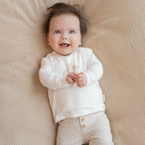 Shirt Long Sleeve - White - Newborn Naturals