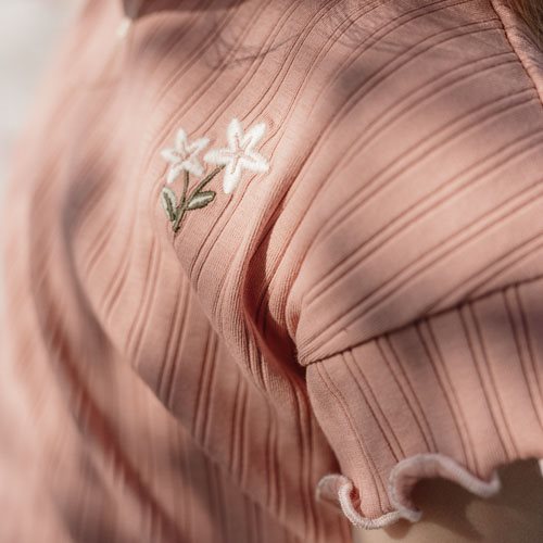 Short sleeve shirt - Pink - Fairy Garden