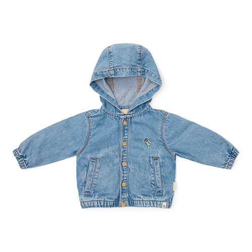 Hooded jacket - Blue - Forest Friends 