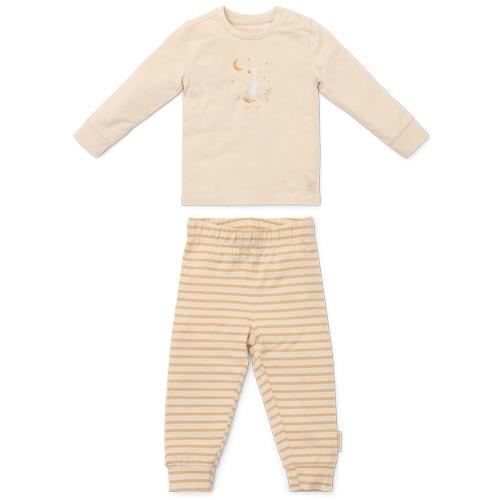 Tweedelige pyjama - Zand - Gestreept