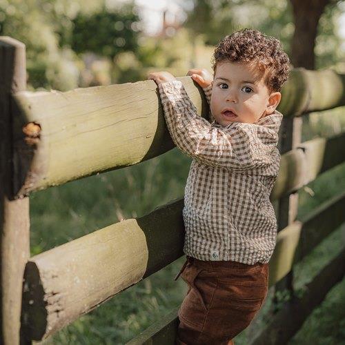 Blouse - Bruin - Little Farm