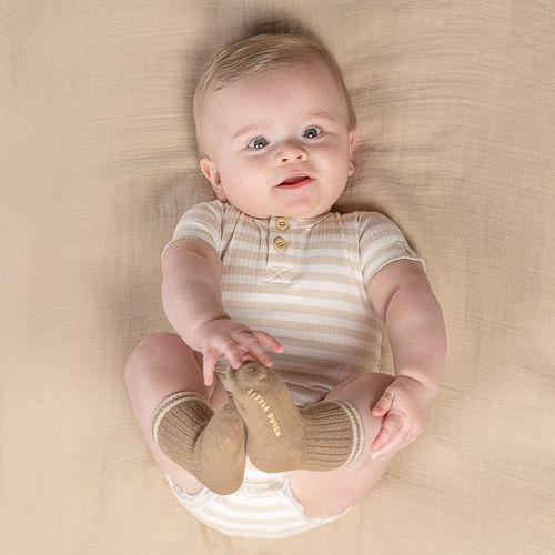 Strampler Kurzarm - Sand - Newborn Naturals