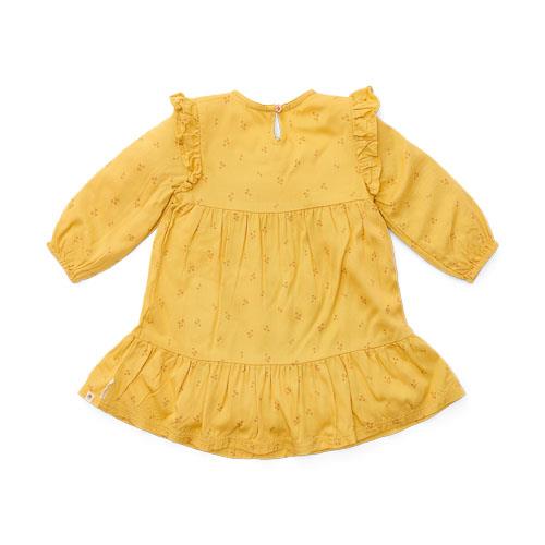 Dress Long Sleeve - Yellow - Little Farm