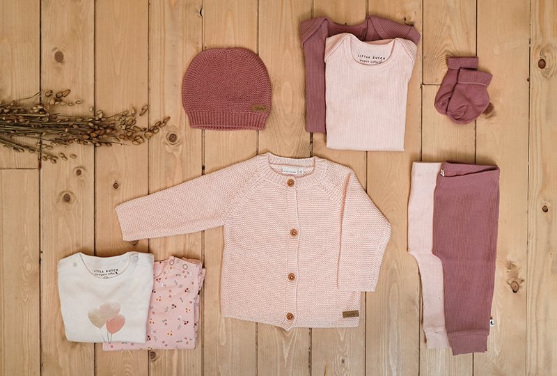 Broek Rib Vintage Pink