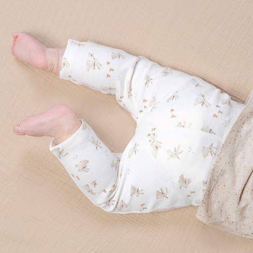 Pants - White - Newborn Naturals - Baby Bunny