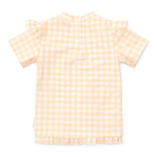 Swim shirt short sleeve - yellow