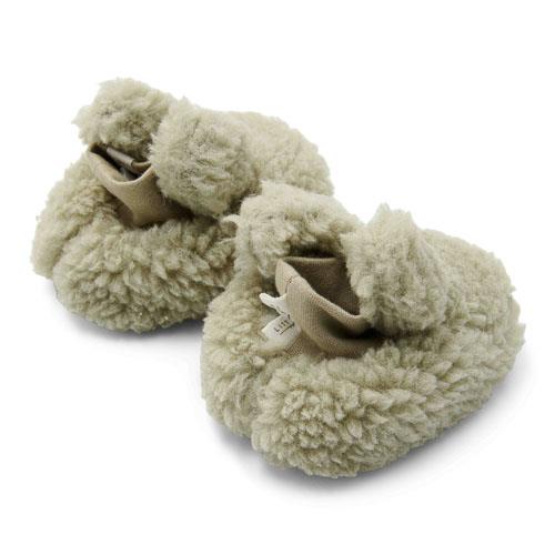 Teddy Slippers - Green