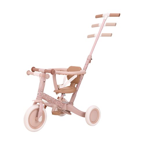 kinderfahrrad dreirad 4 in 1 Dreirad Pink
