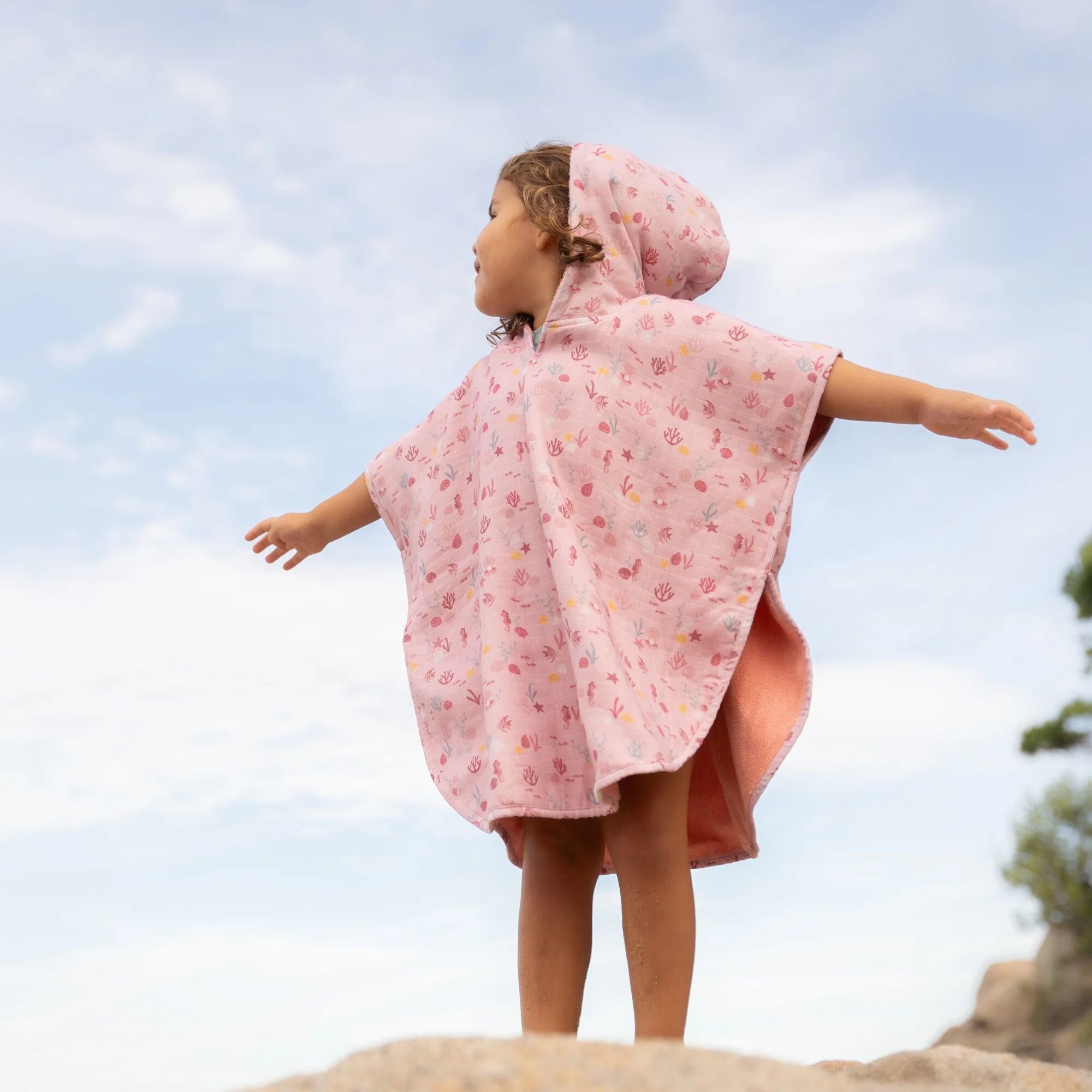 badponcho-meerkleurig-maat-one-size-ocean-treasures