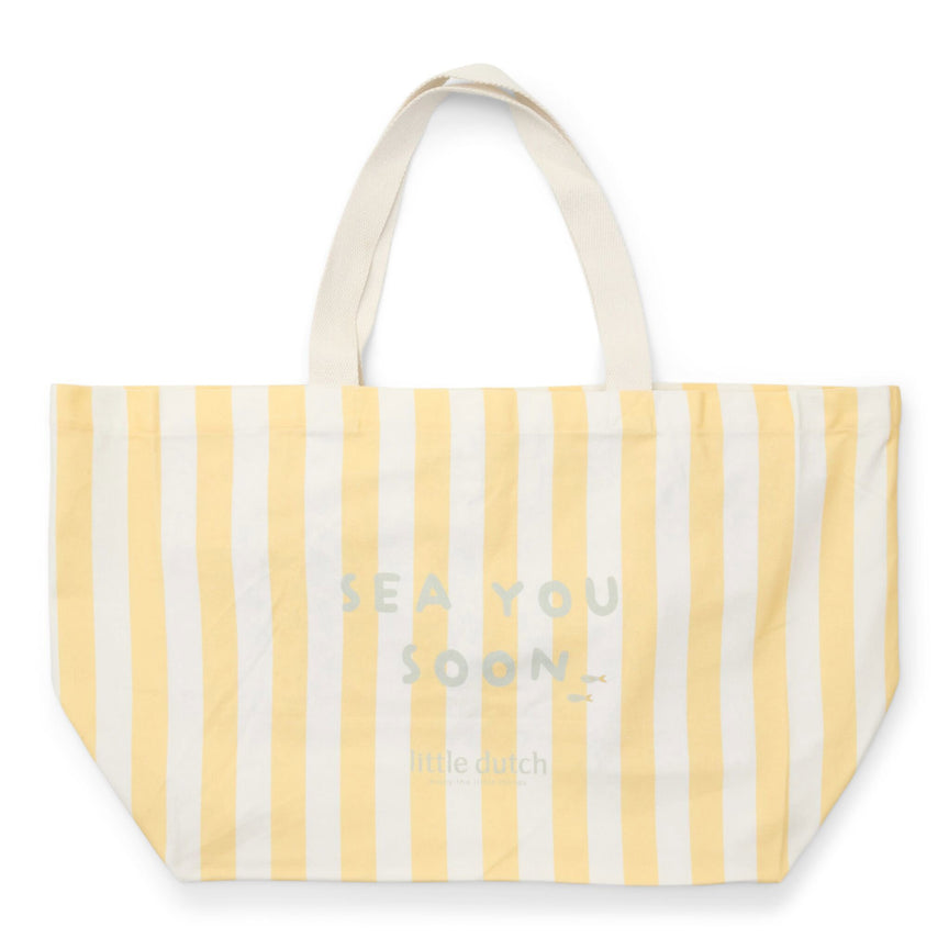 strandtas-geel-maat-one-size-stripe