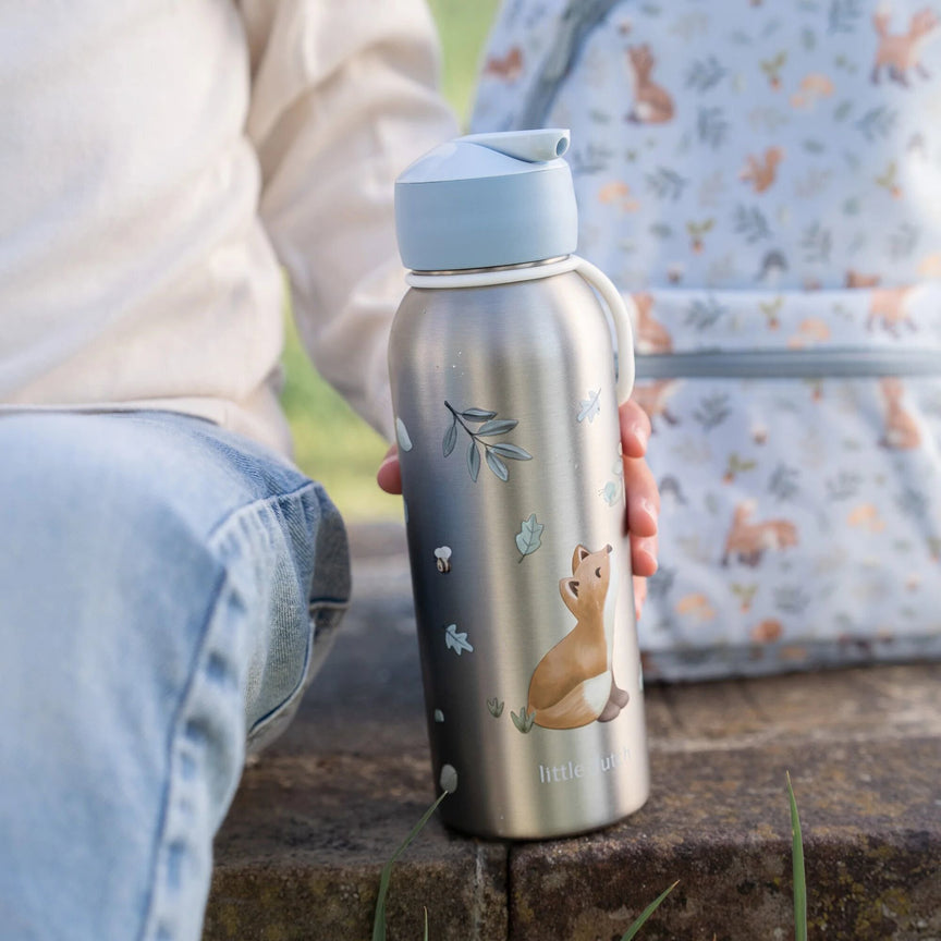 isoleerfles-flip-up-campus-350-ml-forest-friends